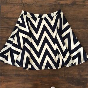 Chevron Circle Skirt